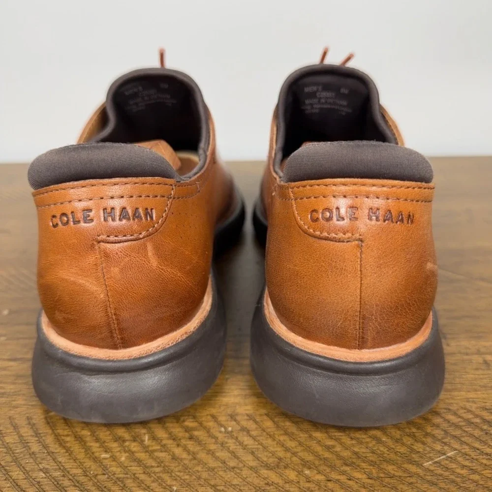 Cole Haan Shoes Mens 8M Brown 2.0 Grand Laser Wingtip Leather Comfort Oxford